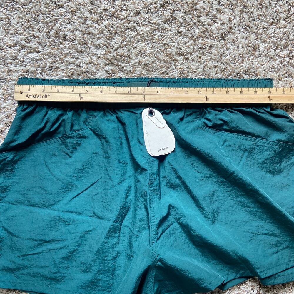 Prana Crossback 2.75" Short Women XL Wilderness Ripstop Elastic Waist Activewear - Picture 7 of 10